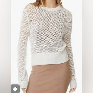 Monrow sweater in open knit size XL